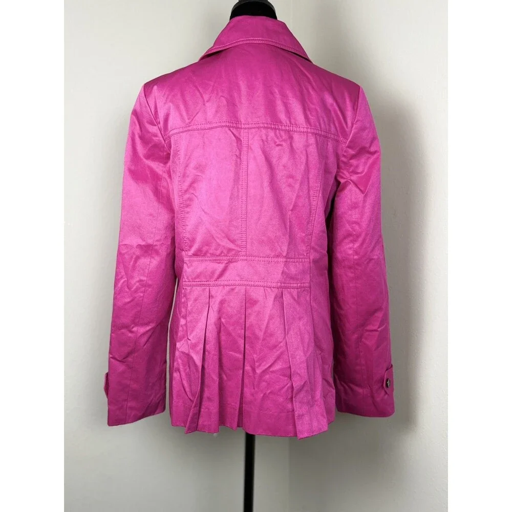 BANANA REPUBLIC Pink Tailored Jacket Size m - Picture 5 of 16